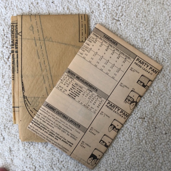 1990 new  vintage Butterick toddler Party Pants sewing pattern - Picture 13 of 16